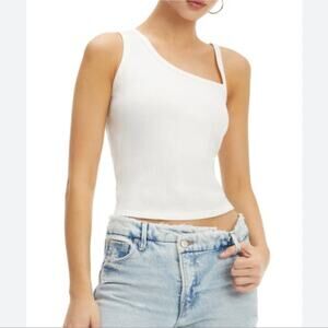 NWT Good American asymmetrical tank size small